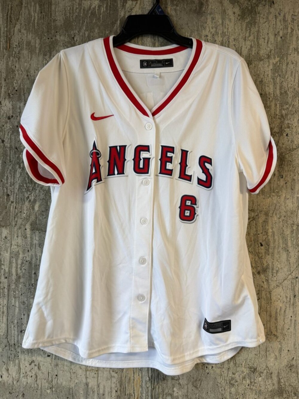 NIKE Women's Los Angeles Angels Home Replica Player Jersey Size XL